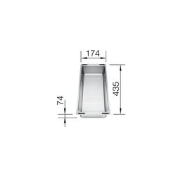 Odsączarka stalowa wielofunkcyjna Blanco MEVIT XL 6S 227689