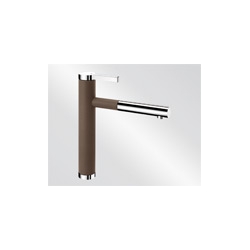 Bateria Blanco LINEE-S Silgranit kawowy/chrom 518445