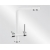 Bateria Blanco FONTAS biały/chrom 518506