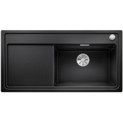 Zlewozmywak Blanco ZENAR XL 6S-F Steamer System Plus komora z deską szklaną, z korkiem InFino i korkiem aut PRAWY ANTRACYT 524098