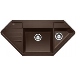 Zlewozmywak Blanco LEXA 9E bez korka automatycznego kawa 515115