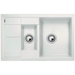 Zlewozmywak Blanco METRA 6S Compact z korkiem automatycznym biały 513468