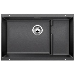 Zlewozmywak Blanco SUBLINE 700-U Level z korkiem automatycznym i koszykiem antracyt 518381