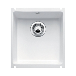 Zlewozmywak Blanco SUBLINE 375-U ceramiczny krystaliczna biel bez korka automatycznego 516035