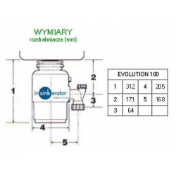 Rozdrabniacz kuchenny InSinkErator M100 EVOLUTION