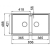 Zlewozmywak Elleci BEST 450 PODWIESZANY K97 LIGHT GREY KERATEK LKB45097BSO