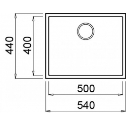 Zlewozmywak Elleci INTEGRA 105 K96 WHITE KERATEK LKQ10596BIN