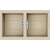 Zlewozmywak Elleci SMART 450 KERATEK K95 CHAMAGNE LKI45095SMT