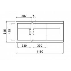 Zlewozmywak Elleci SMART 500 KERATEK K93 DOVE GREY LKI50093SMT