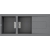 Zlewozmywak Elleci SMART 500 METALTEK M73 TITANIUM LMI50073SMT