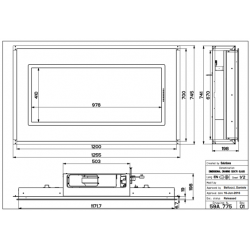 Okap Faber Sufitowy HEAVEN GLASS 2.0 WH FLAT 120 110.0428.451