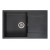 Zlewozmywak Reginox AMSTERDAM 78 BLACK SILVERY