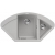 Zlewozmywak Elleci EASY CORNER Bianco Aluminium 79