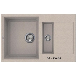 Zlewozmywak Elleci EASY 325 Avena 51