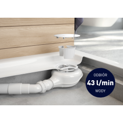 Deante Easy Clean Syfon do brodzików o odpływie 90 mm NHC 029C