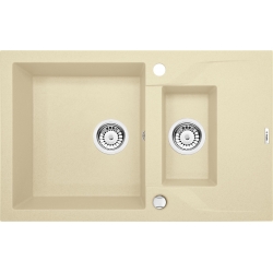 Deante Andante Zlewozmywak 1,5-komorowy z ociekaczem - szampan ZQN 1513