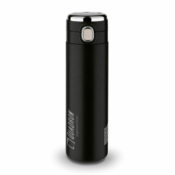 KUBEK TERMICZNY z logo Quadron 420 ml z czujnikiem temperatury