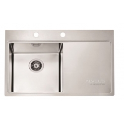 ALVEUS PURE 40 zlewozmywak stalowy lewy