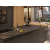 OWEN 111 GraniteQ zlewozmywak z syfonem Push 2 Open 1-komorowy z/o (760x500x215; kom. 330x430) pure carbon / elementy stalowe