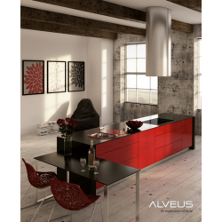 ALVEUS WAVE 10 zlewozmywak szklany custom (RAL/Twój własny wzór lub kolor) odwracalny