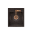 ART JOHNNY 100 (43x50x20,3) Art Copper Black Pearl z syfonem manualnym, baterią Naomi i dozownikiem - czarny opalizacja miedziana