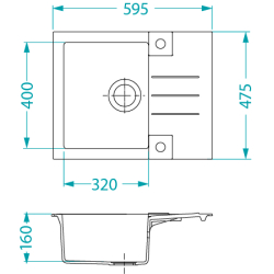 ALVEUS ROCK 30 biały + bateria Tonia