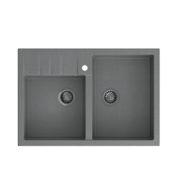 BILL 120 GraniteQ silver stone/elementy stalowe