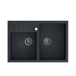 BILL 120 GraniteQ black diamond/elementy stalowe