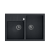 BILL 120 GraniteQ black diamond/elementy stalowe