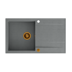 EVAN 111 GraniteQ silver stone/elementy miedziane