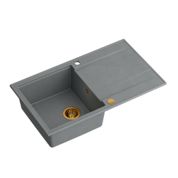 EVAN 111 GraniteQ silver stone/elementy miedziane