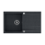 EVAN 111 GraniteQ black diamond/elementy stalowe
