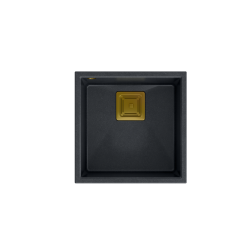 DAVID 40 GraniteQ black diamond/elementy złote