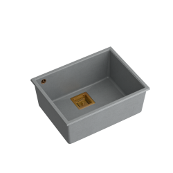 DAVID 50 GraniteQ silver stone/elementy miedziane