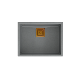 DAVID 50 GraniteQ silver stone/elementy miedziane
