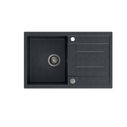 MORGAN 111 GraniteQ black diamond/elementy stalowe