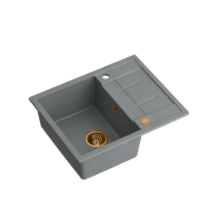 MORGAN 116 GraniteQ silver stone/elementy miedziane