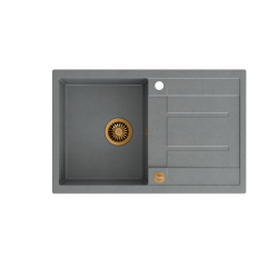 MORGAN 111 GraniteQ silver stone/elementy miedziane