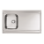 ALVEUS CLASSIC Pro 70 zlewozmywak stalowy satyna
