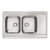 ALVEUS CLASSIC Pro 80 zlewozmywak stalowy satyna