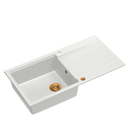 EVAN 146 XL GraniteQ snow white/elementy miedziane