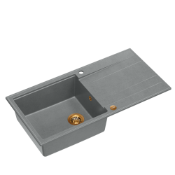 EVAN 146 XL GraniteQ silver stone/elementy miedziane