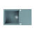 CADIT 40 kol. 81 BETON (860x500) zlew Granital 1 kom. z syfonem POP-UP 3 1/2"