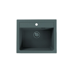 ATROX 30 kol. 81 BETON zlew Granital 1 kom. z syfonem POP-UP 3 1/2"