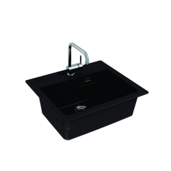ATROX 30 kol. 91 CZARNY zlew Granital 1 kom. z syfonem POP-UP 3 1/2