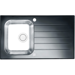 GLASSIX 10 UP PUSH POP-UP 3 1/2 860X500mm satyna - czarny