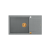 QUADRON EVAN 136 XL GraniteQ zlewozmywak z syfonem Push To Open 1-komorowy z/o (860x500x210; kom. 420x490) silver stone / elementy miedziane