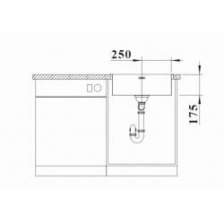 Zlewozmywak BLANCO SUPRA 500-IF Stal szczotkowana 526351
