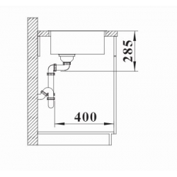 Zlewozmywak BLANCO SUPRA 500-IF Stal szczotkowana 526351