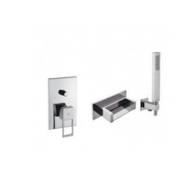 Bateria wannowa podtynkowa EFFE chrom Paffoni Rubinetterie EF030CR